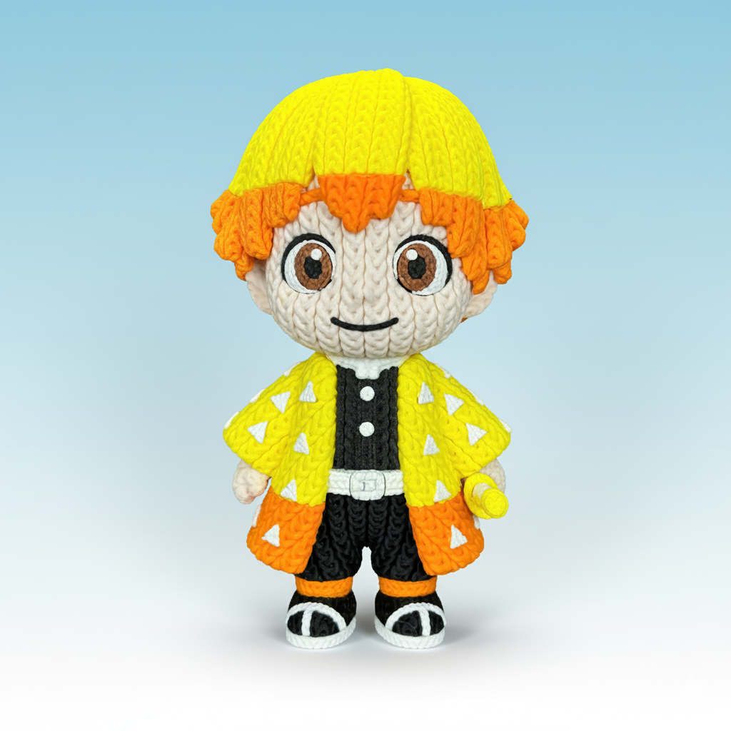 Demon Slayer Knit Figure Collection | 3D Printed Anime Collectibles