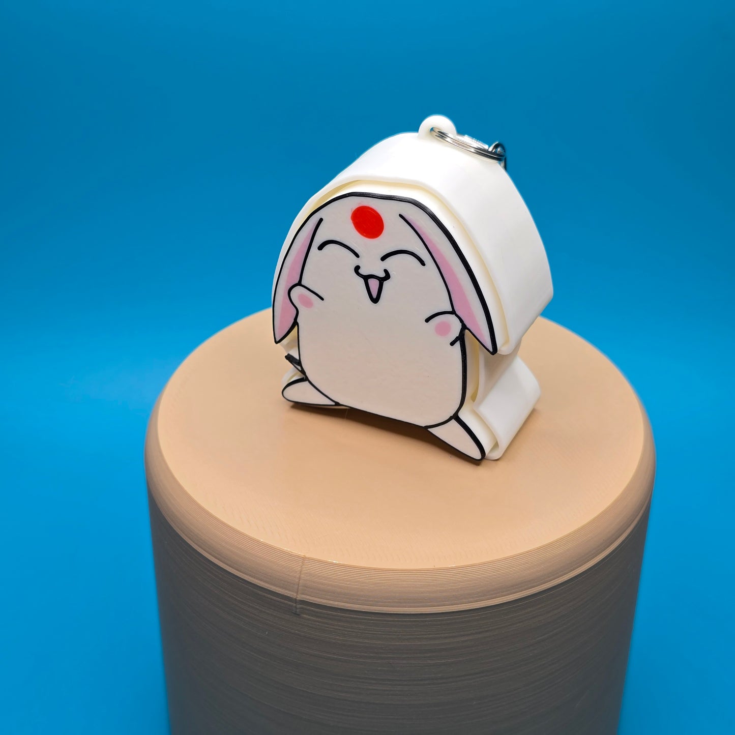 Mokona Inspired Fidget Clicker Keychains