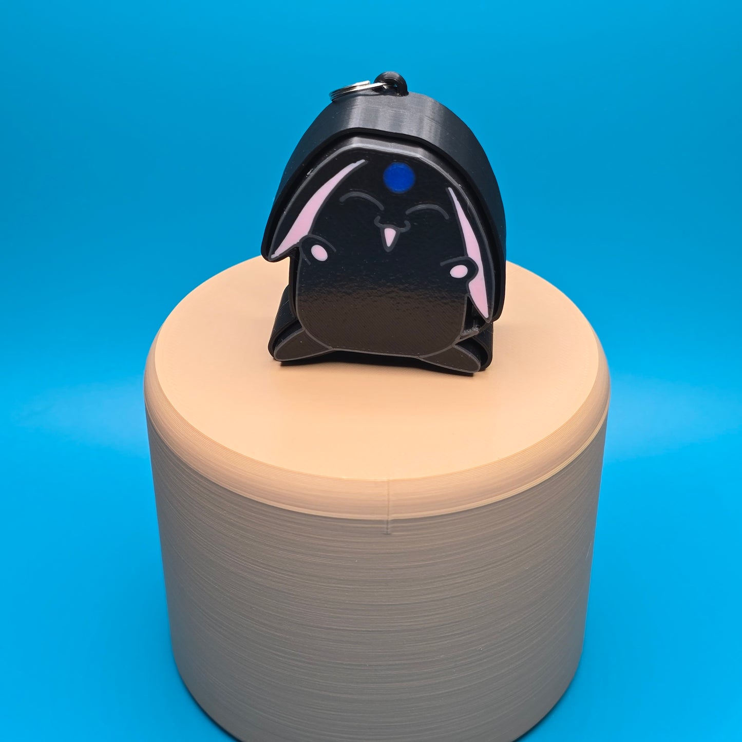 Mokona Inspired Fidget Clicker Keychains
