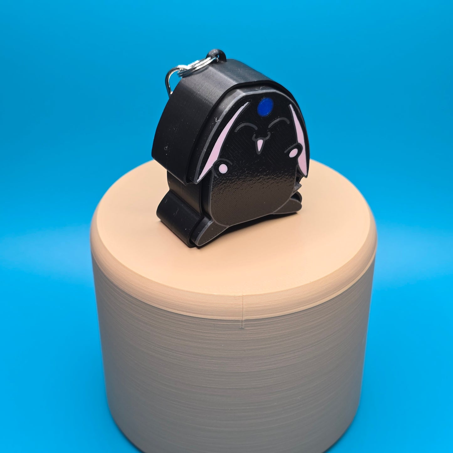 Mokona Inspired Fidget Clicker Keychains