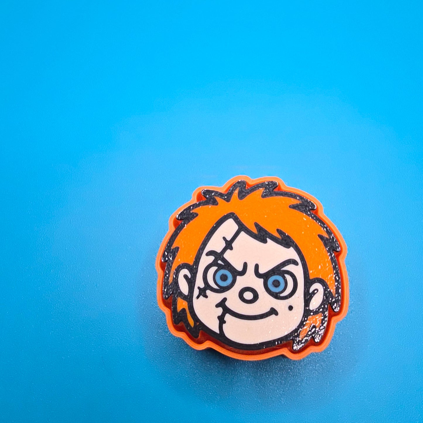 Horror Clicker Series Fidget Clicker Keychains | 3D Printed Spooky EDC Accessories