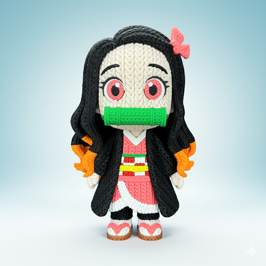 Demon Slayer Knit Figure Collection | 3D Printed Anime Collectibles