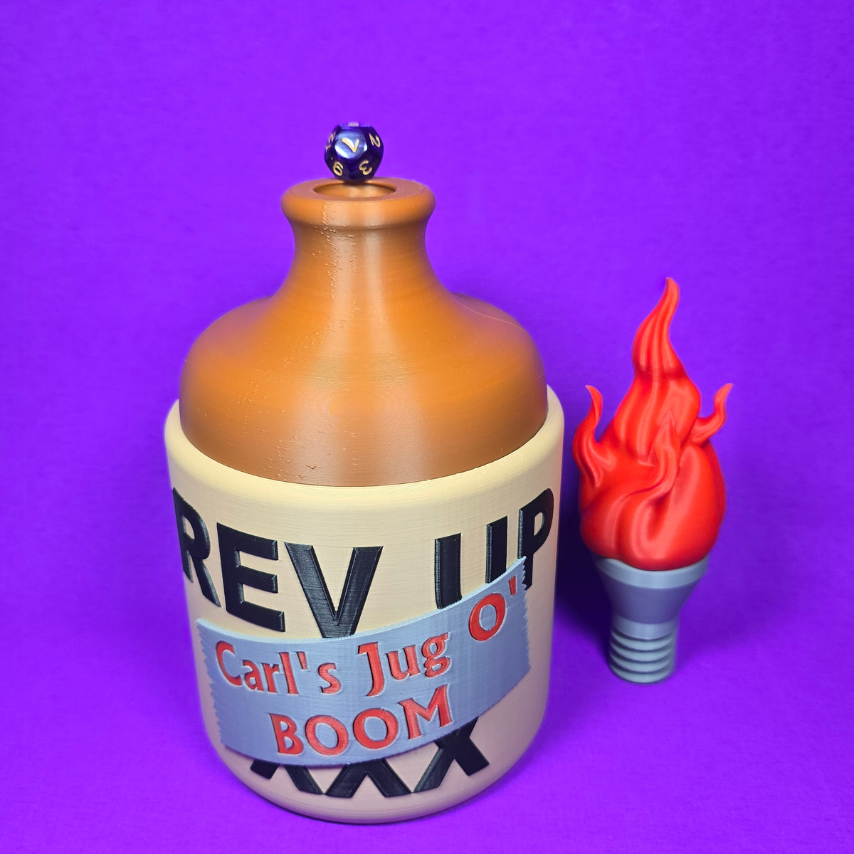 Carl's Jug O' Boom Dice Tower & Boxer Dice Tray