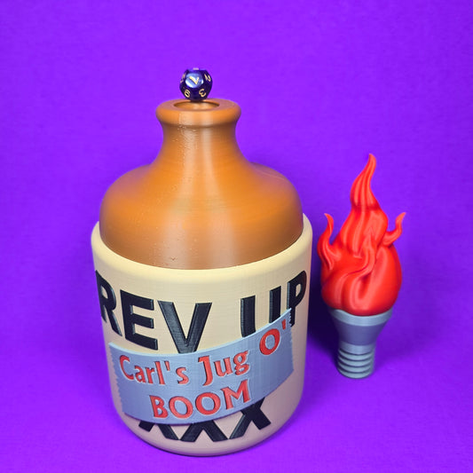 Carl's Jug O' Boom Dice Tower & Boxer Dice Tray