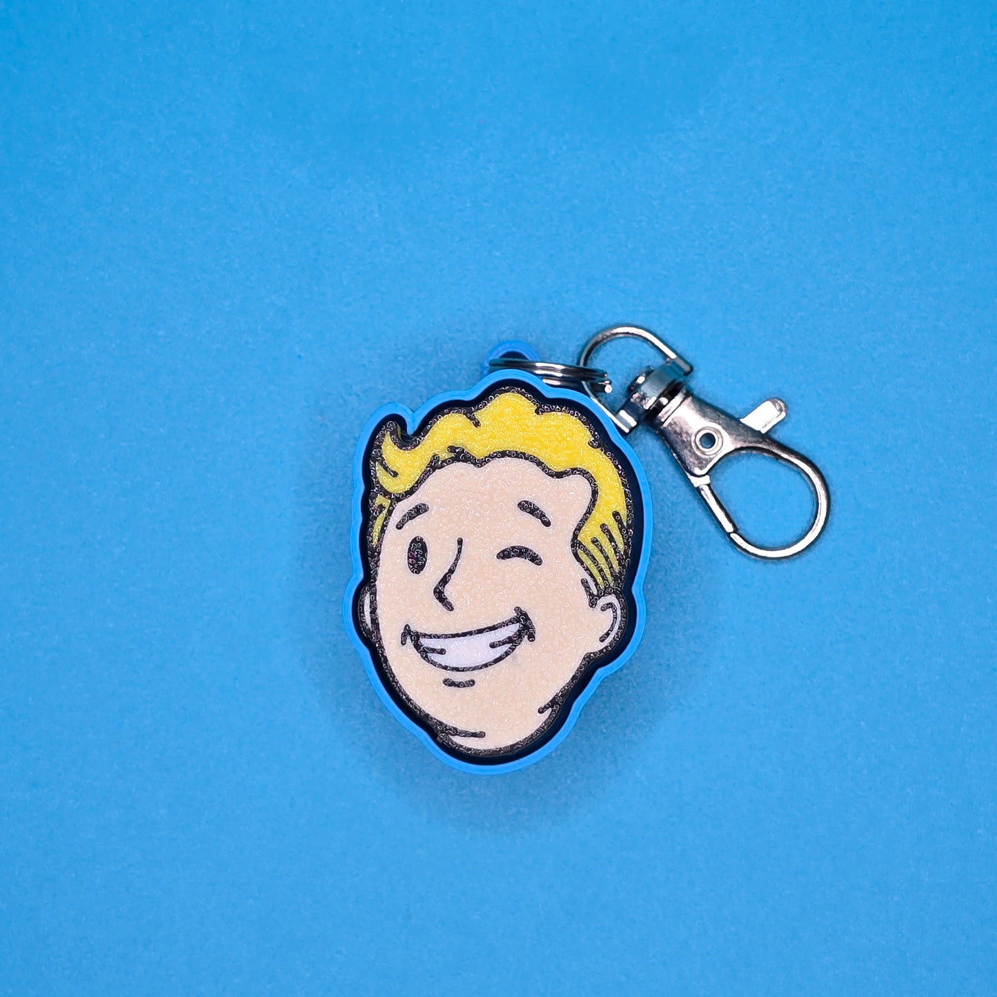 Fallout Inspired Fidget Clicker Keychains | 3D Printed Post-Apocalyptic Desk Toys & EDC Accessories