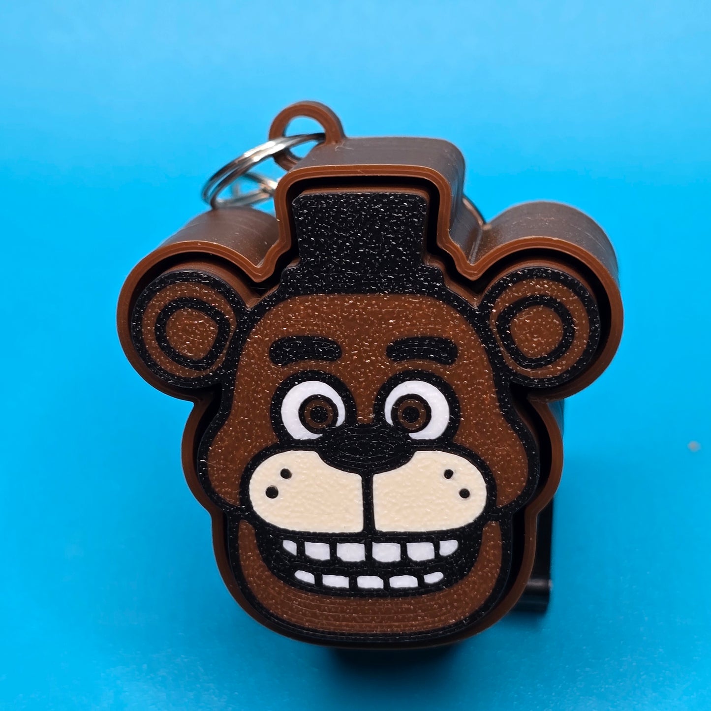 FNAF Inspired Fidget Clicker Keychains | 3D Printed Five Nights at Freddy's EDC Accessories