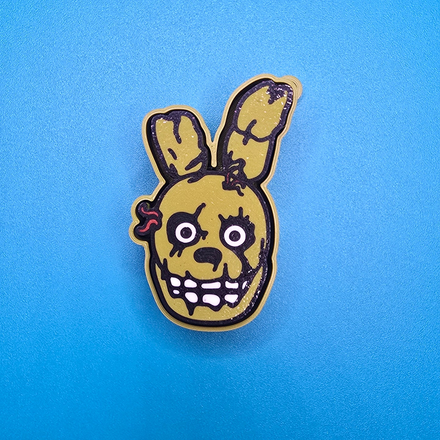 FNAF Inspired Fidget Clicker Keychains | 3D Printed Five Nights at Freddy's EDC Accessories