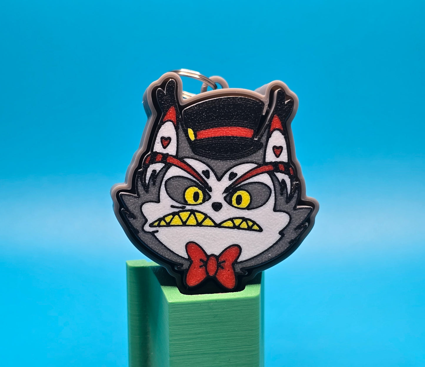 Hazbin Hotel Fidget Clicker Keychains | 3D Printed Accessories