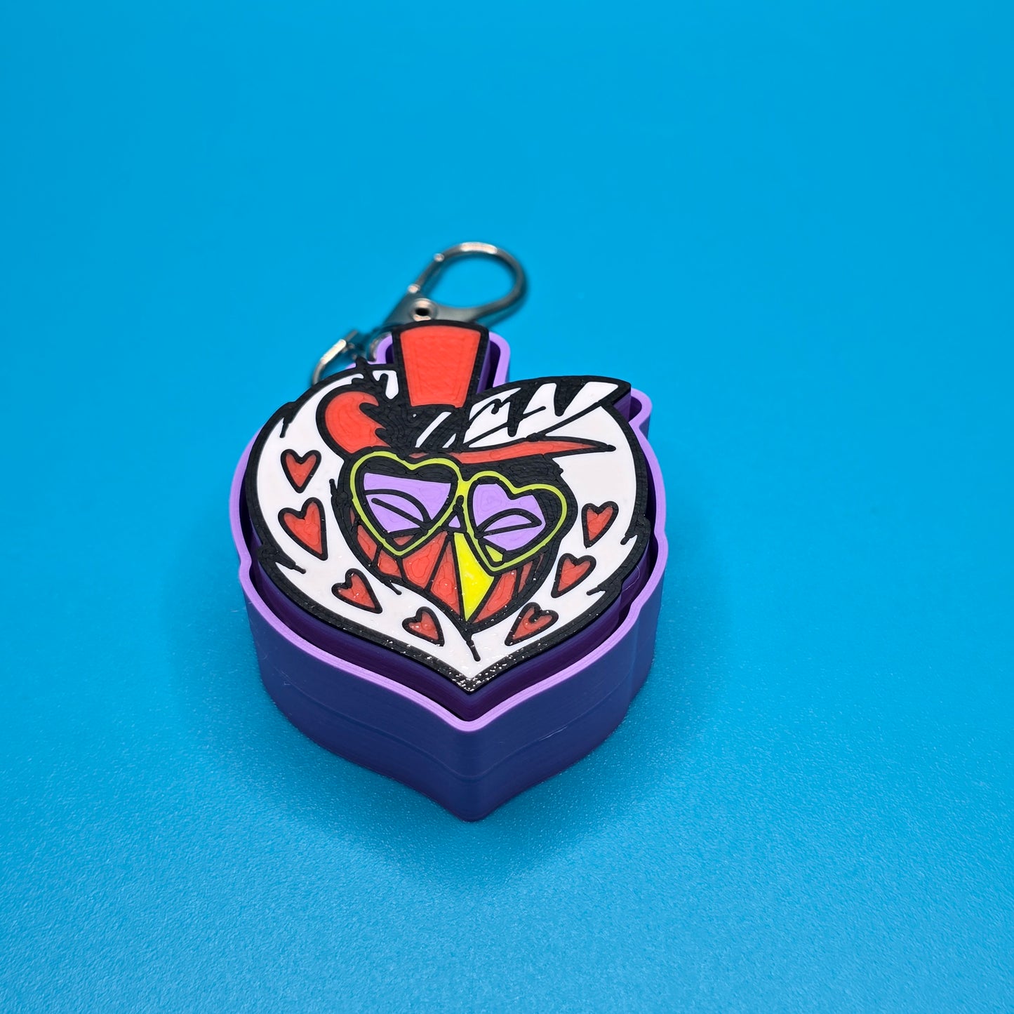 Hazbin Hotel Fidget Clicker Keychains | 3D Printed Accessories