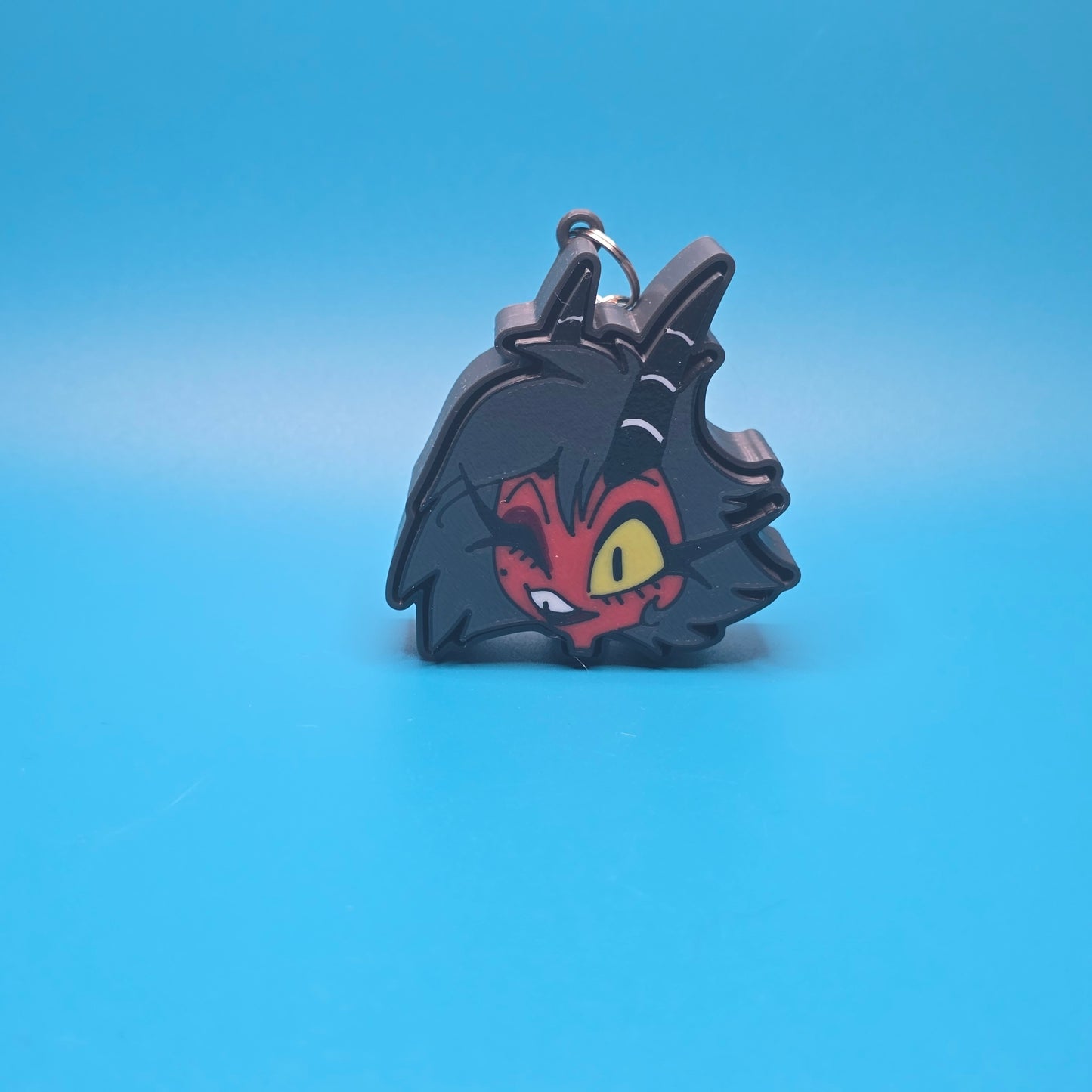 Helluva Boss Inspired Fidget Clicker Keychains
