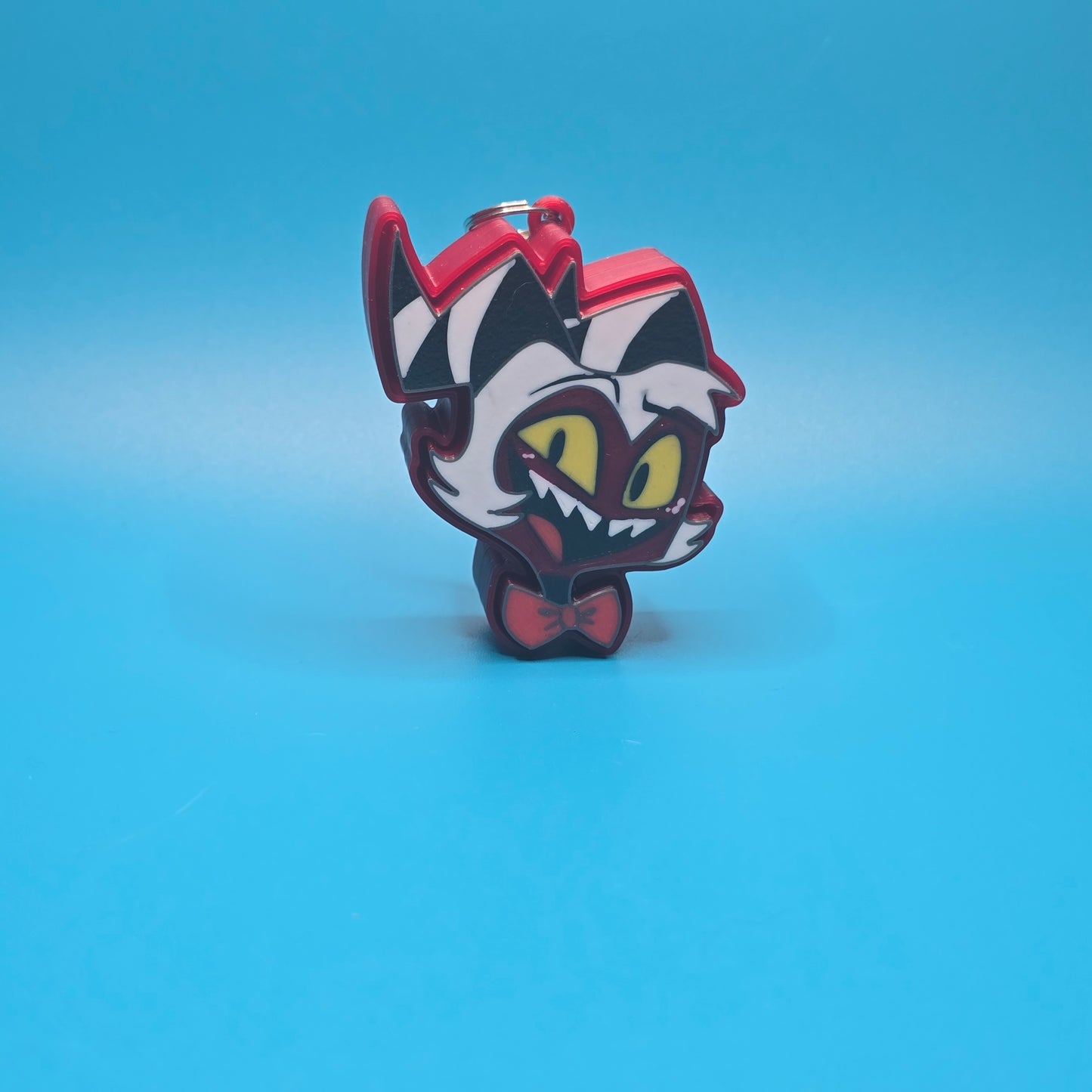 Helluva Boss Inspired Fidget Clicker Keychains