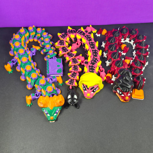 Hocus Pocus Inspired Articulated Dragon: Sanderson Sisters Edition