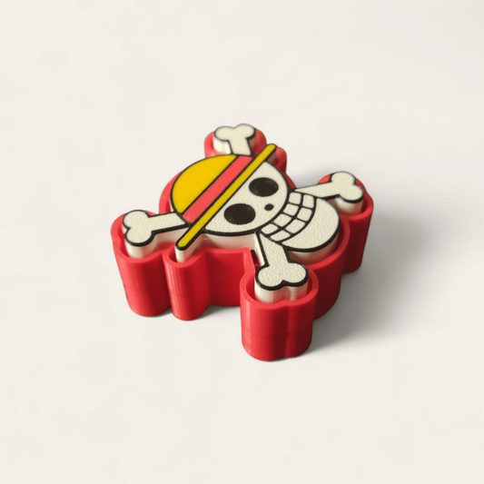 One Piece Inspired Fidget Clicker Keychains | 3D Printed