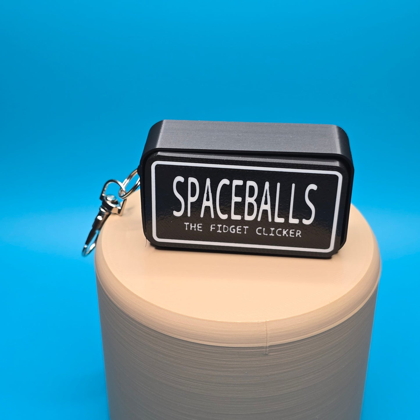 Spaceballs the Fidget Clicker Keychain