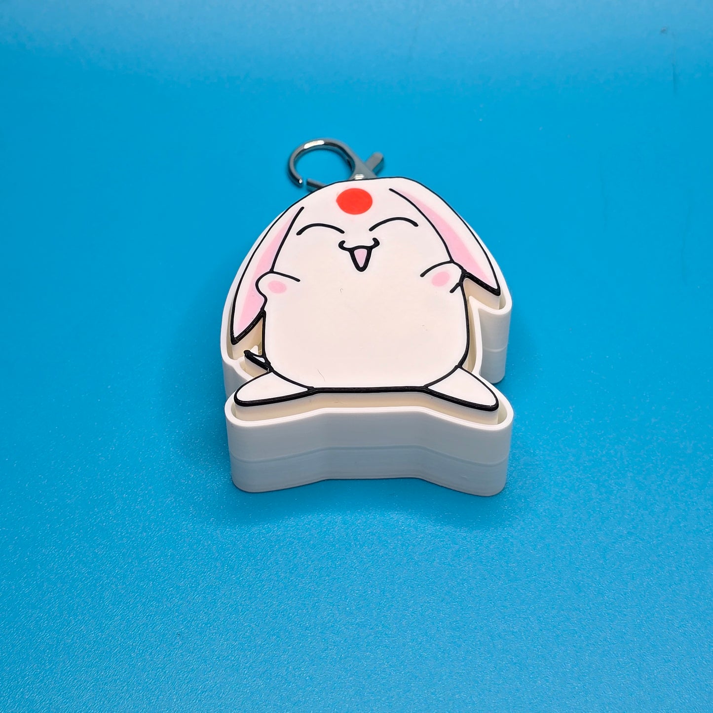 Mokona Inspired Fidget Clicker Keychains