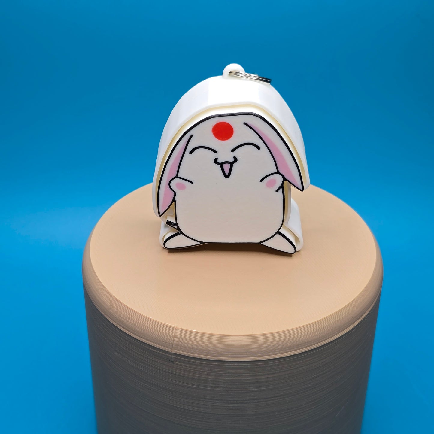 Mokona Inspired Fidget Clicker Keychains